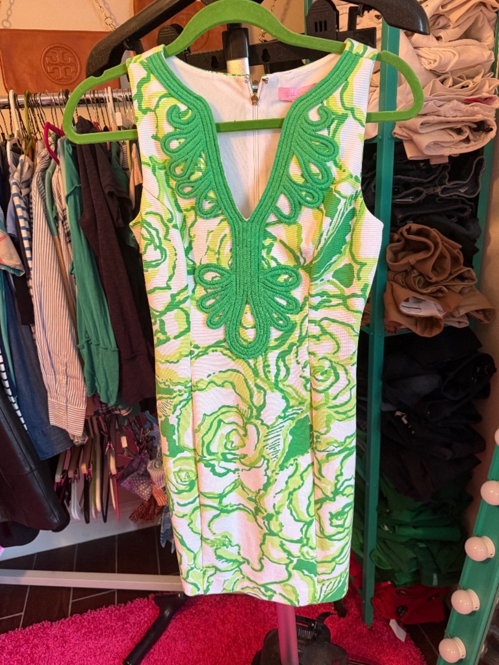 Lilly Pulitzer Janice Shift Resort White Heart Breakers Dress